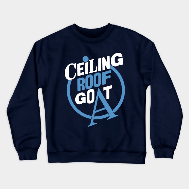 Ceiling Roof Goat Crewneck Sweatshirt by friendidea